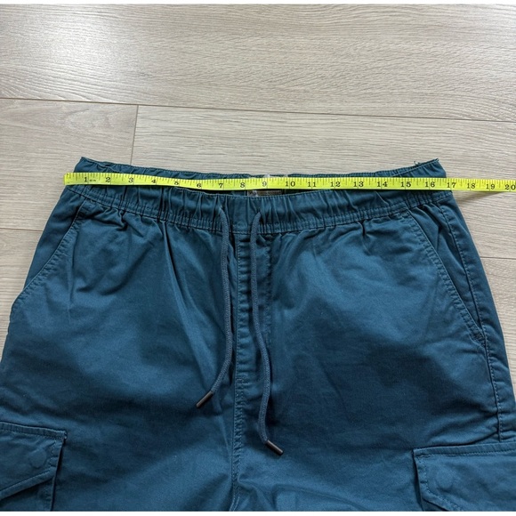 DJAB Simons Teal Cotton Cargo Jogger Pants - Picture 10 of 12